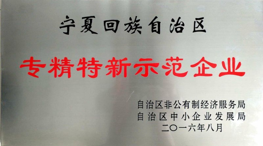 2016年8专精特新示范企业